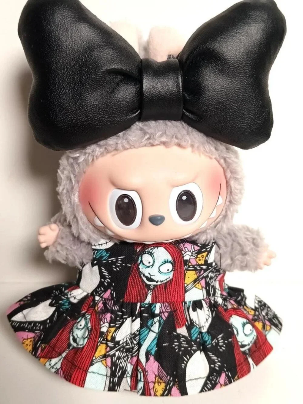 Nightmare Before Christmas Sally Dress with Oversized Bow Labubu Outfit